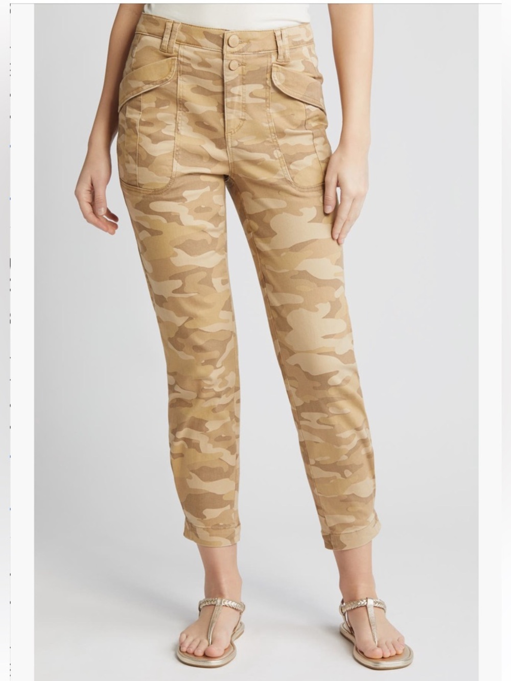 Wit & Wisdom Skyrise Camo Print Utility Pants